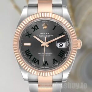 Rolex Datejust 41mm m126331-0015 Men's Automatic Grey Dial