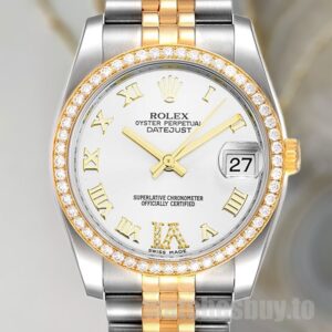 Rolex Datejust 36mm Men's 116243 White Dial