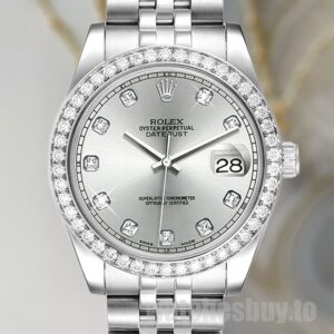 Rolex Datejust 116244 Unisex 36mm Silver-tone