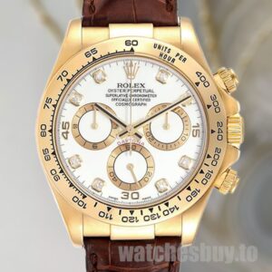 Rolex Daytona Men's 40mm 116518-0001 Watch White Dial
