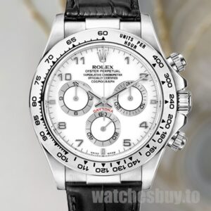 Rolex Daytona 40mm Men's 116519 Watch Leather Strap