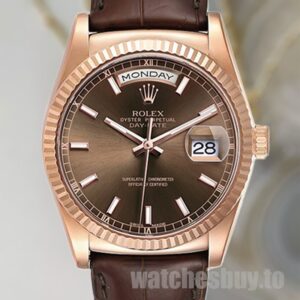 Rolex Day-Date Men's 36mm 118135 Rose Gold-tone
