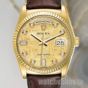 Rolex Day-Date Men's 36mm m118138-0087 Watch