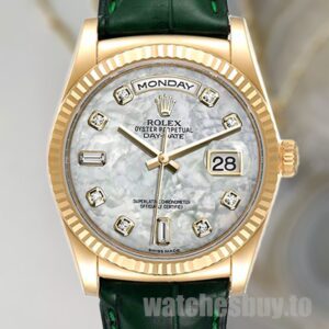 Rolex Day-Date Men's 36mm m118138-0143 Mother of Pearl Dial