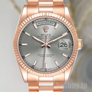 Rolex Day-Date Men's 36mm 118235 Grey Dial