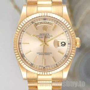 Rolex Day-Date 36mm 118238 Men's Gold-tone President Bracelet