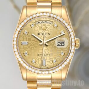 Rolex Day-Date Men's m118348-0037 36mm Watch