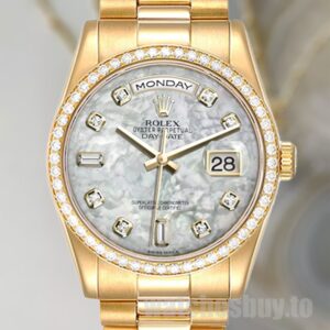 Rolex Day-Date Men's 36mm m118348-0100 Watch