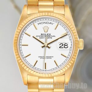 Rolex Day-Date Men's 36mm m128238-0081 Gold-tone