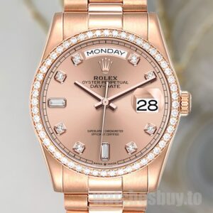 Rolex Day-Date Men's 36mm m128345rbr-0009 President Bracelet Watch