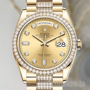 Rolex Day-Date 36mm Men's m128348rbr-0010 President Bracelet Watch