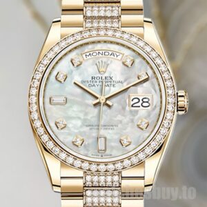 Rolex Day-Date Men's m128348rbr-0017 36mm Gold-tone