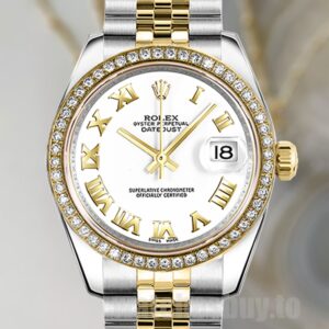 Rolex Datejust Unisex 31mm 178383 Automatic White Dial