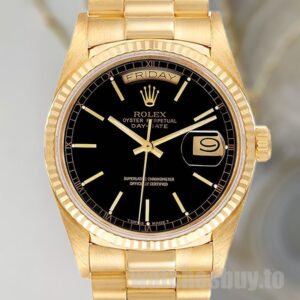 Rolex Day-Date 36mm Men's 18038 President Bracelet Gold-tone