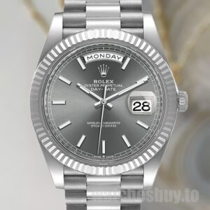 Rolex Day-Date m228236-0013 Men's 40mm Grey Dial