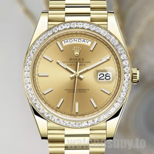 Rolex Day-Date m228398tbr-0007 Men's 40mm Champagne Dial Watch