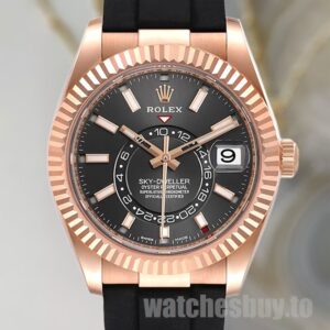 Rolex Sky-Dweller 42mm m326235-0006 Men's Grey Dial Watch