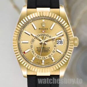 Rolex Sky-Dweller 42mm Men's m326238-0007 Watch Gold-tone