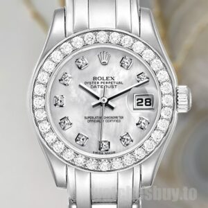 Rolex Pearlmaster 29mm m80299-0061 Ladies Silver-tone