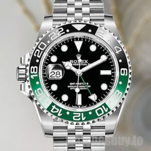 Rolex GMT-Master 40mm Men's M126720VTNR-0002 Silver-tone Black Dial
