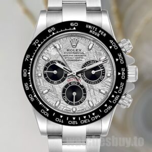 Rolex Daytona Men's 40mm 116500 Silver-tone Meteorite Dial