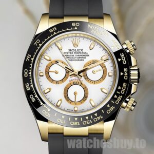 Rolex Daytona 40mm m116518ln-0041 Men's Rubber Band