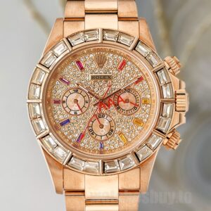 Rolex Daytona 40mm Men's 116568 Rose Gold Dial Oyster Bracelet