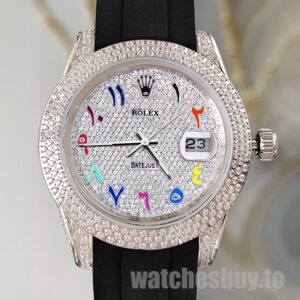 Rolex Datejust 40mm Men's 16200 Diamond Pave Dial