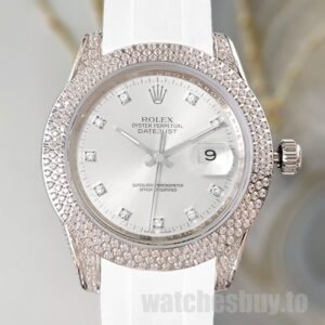 Rolex Datejust Men's 16234 40mm Silver-tone