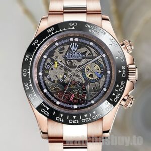 Rolex Daytona 40mm Men's Skeleton Limited Edition Watch Skeleton Dial