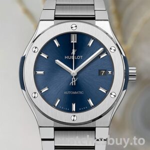 Hublot Classic Fusion Men's 510.NX.7170.NX 43mm Blue Dial