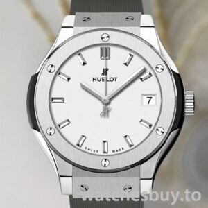 Hublot Classic Fusion 511.NX.2611.RX Men's 43mm/42mm/45mm Rubber Band White Dial