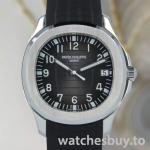 Patek Philippe Aquanaut 40mm 5167A-001 Men's Black Dial Rubber Band