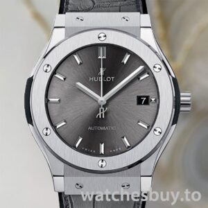 Hublot Classic Fusion Men's 43mm/42mm/45mm 565.NX.7071.LR Silver-tone Black Dial