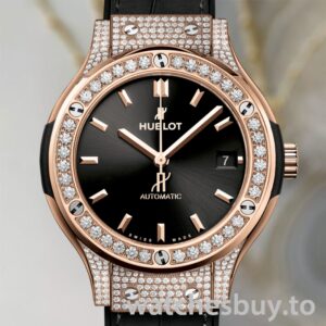 Hublot Classic Fusion Ladies 565.OX.1480.LR.1204 33mm Automatic Rose Gold-tone