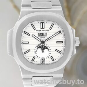 Patek Philippe Nautilus 40mm Men's 5726/1A-010 Silver-tone