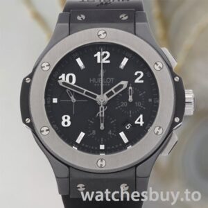 Hublot Big Bang 301.CT.130.RX 44mm Men's Rubber Band Black Dial