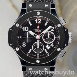 Hublot Big Bang Men's 301.CX.130.RX 44mm Rubber Band Black Dial