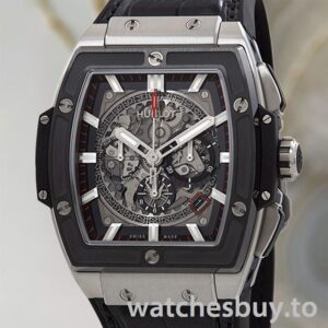 Hublot Spirit of Big Bang 601.NM.0173.LR Men 45mm Mechanical/Quartz Leather Strap