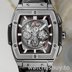 Hublot Spirit Of Big Bang 601.NX.0173.LR Men 44mm Skeleton Dial Silver-tone