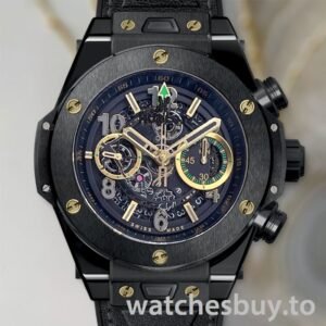 Hublot Big Bang 411.CX.1189.VR.USB16 Men 44mm Black Dial Black-tone