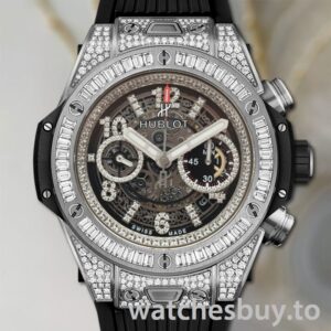 Hublot Big Bang 44mm Men 411.NX.1170.RX.0904 Rubber Band Skeleton Dial