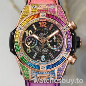 Hublot Big Bang 411.OX.9910.LR.0999 44mm Men Black Skeleton Dial Automatic