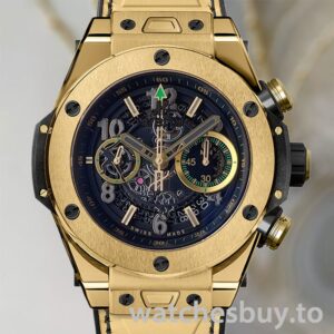 Hublot Big Bang 44mm 411.VX.1189.VR.USB16 Men Leather Strap