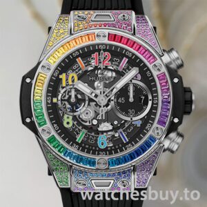 Hublot Big Bang 44mm 421.NX.1117.LR.0999-001 Men Automatic Diamonds