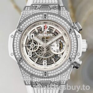 Hublot Big Bang Men 44mm 441.NE.2011.RW.1704 Rubber Band Diamonds