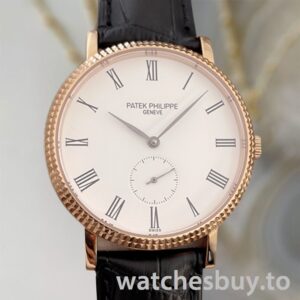 Patek Philippe Calatrava 40mm Men's 3919J Leather Strap