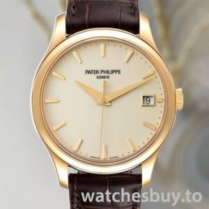 Patek Philippe Calatrava Men's 5227J-001 40mm Automatic White Dial