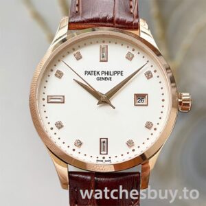 Patek Philippe Calatrava Men's CalatravaWSL002 40mm White Dial