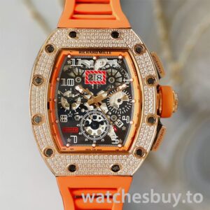 Richard Mille RM011 RM011-024 Around 45mm Men Rubber Band